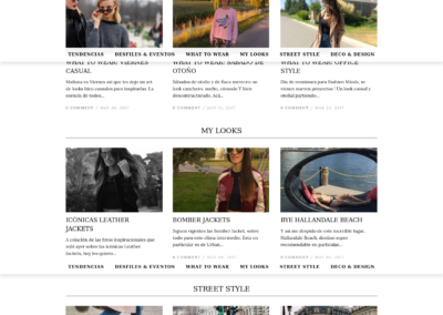 Home sitio web Fashion Minds Argentina